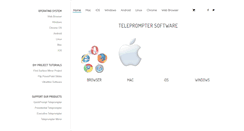 Desktop Screenshot of freetelepromptersoftware.com